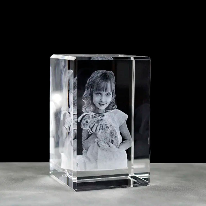 Crystal Frame - Custom 3D Engraved Photo